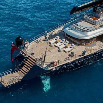 PERSEUS^3 Yacht Charter Price - Perini Navi Yachts Luxury Yacht Charter