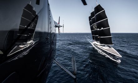 Second largest sailing yacht in the world 107m BLACK PEARL joins the charter fleet