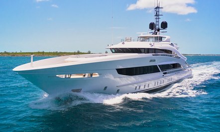 50m yacht ARKADIA joins Caribbean charter fleet