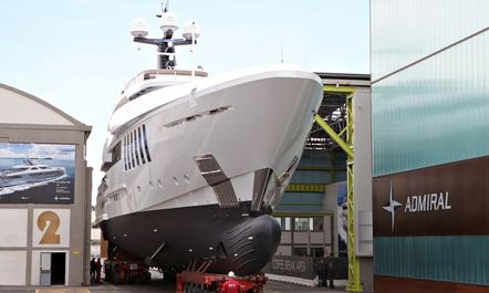 Admiral Yachts Prepares To Launch M/Y OURANOS