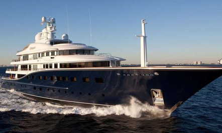 Superyacht Aquila refit and auctions interior