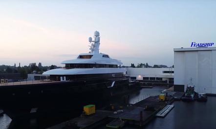 Time-lapse video shows 87m Feadship M/Y LONIAN being built