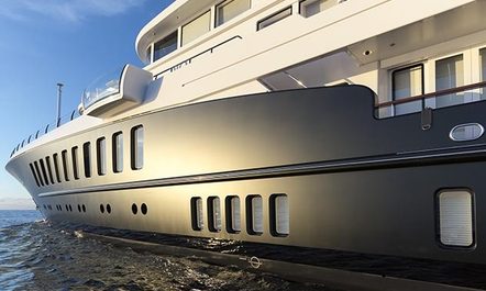 M/Y AIR Relaunches With New Matt Black Hull