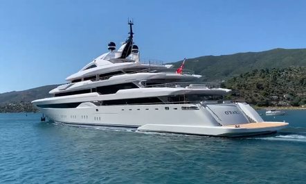 Video: 95m Greek superyacht O'PARI completed and ready for 2020 Greece Charters