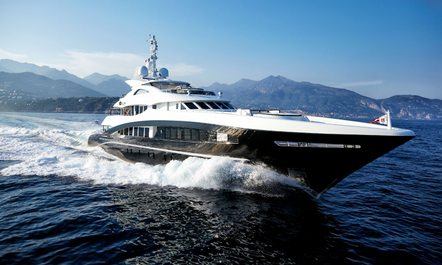 Abu Dhabi yacht rentals: charter 49m superyacht ROCKET this Christmas