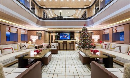 M/Y AXIOMA opens for Christmas yacht charter