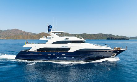 Benetti motor yacht AMADEA now available for Turkey yacht charters