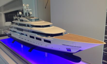 90m Oceanco Y716 (Project Yasmin) spotted for first time