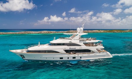 Charter 37m motor yacht NAMASTE for New Years in the Bahamas