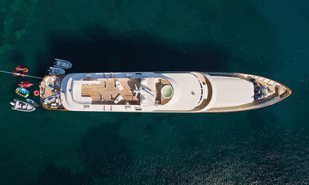 Special offer onboard 52m yacht WIND OF FORTUNE for Greece charters