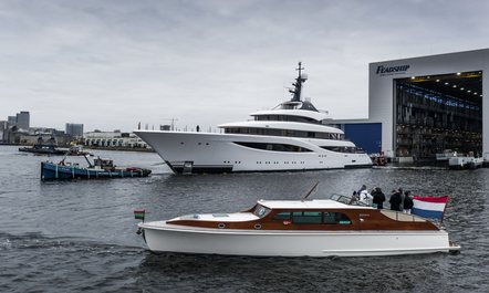  Feadship launches superyacht JUICE