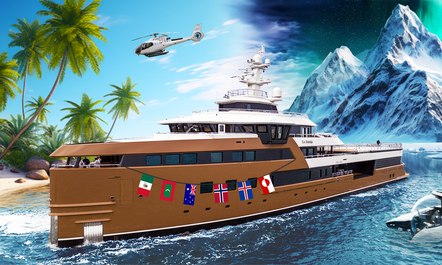 Experience the ultimate globetrotting yacht charter vacation with 77M expedition yacht LA DATCHA