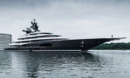 Lurssen superyacht Project JAG heads out on sea trials