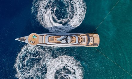 New pictures:  55m charter yacht GECO shows off unique design