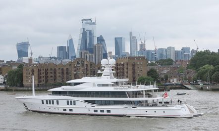 Amels superyacht ‘Sixth Sense’ arrives in London