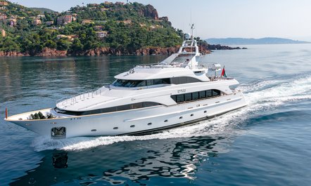 Benetti charter yacht DXB available for Mediterranean yacht charters