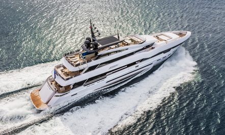 Superyacht PARILLION open for charter at MIPIM 2022 in Cannes