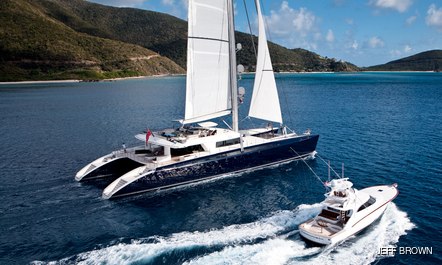 44m catamaran HEMISPHERE available for French Polynesia charters this winter