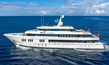 Private yacht rental TOP FIVE II announces winter Exumas yacht charter availability