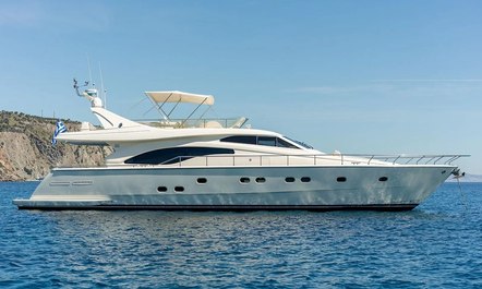 Ferretti Yacht IRENE Offers 15% Off Remaining August Availability for Greece Yacht Charters