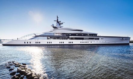 Video: Oceanco’s 109m M/Y ‘Project Bravo’ hits the water