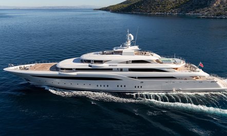 Exclusive fill the gap discount: Join 85m superyacht rental O'PTASIA on an indulgent two-week Greece yacht charter