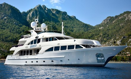 Benetti superyacht QUEST R joins Mediterranean yacht charter fleet