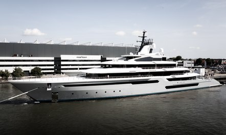 Largest Oceanco Ever Built: 111m Hybrid Superyacht LEVIATHAN Launched Ahead of Sea Trials
