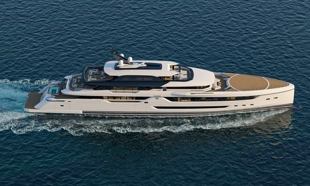 85m Golden Yachts superyacht O’CEANIS set to join global yacht charter fleet in 2027