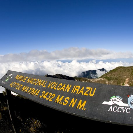 The Irazu Volcano National Park in Cartago, Costa Rica.