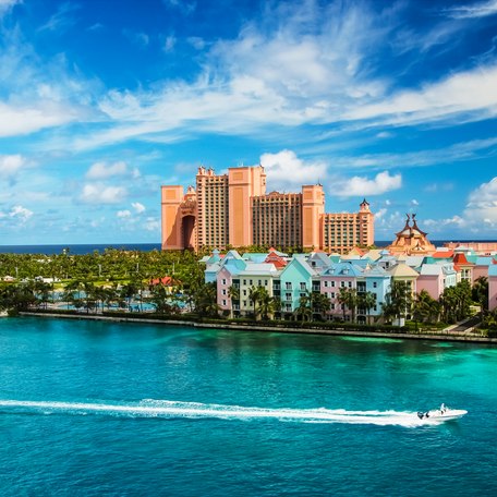 Overview of the Atlantis Bahamas hotel