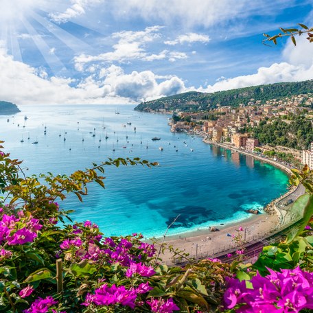 Coastline of the French Riviera