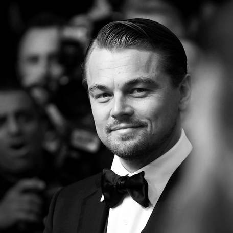 Portrait of Leonardo DiCaprio at the Cannes Film Festival