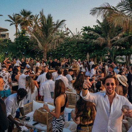 people partying at TWIGGY La Cantine, Dubai