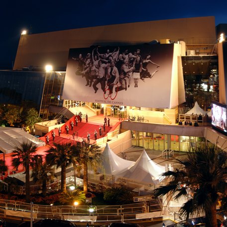 Overview of the Palais des Festival during the Cannes Film Festival