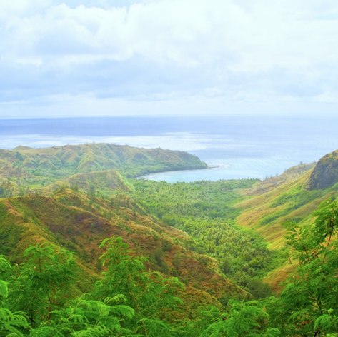 Green hills in Guam
