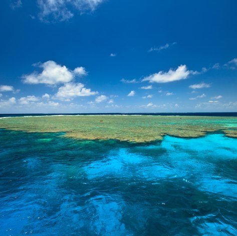 View of Great Barrier Reef