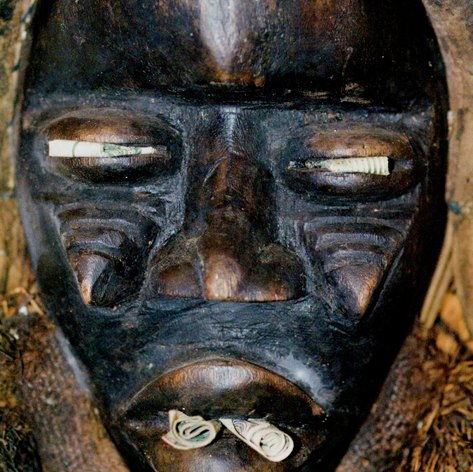 Traditional culture wooden mask
