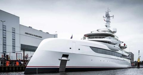 80m Abeking & Rasmussen superyacht EXCELLENCE hits the water