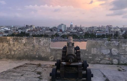 Fort of San Carlos of the Cabin Cuba view over Havana