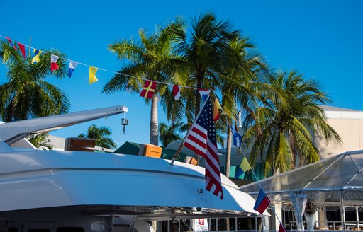 Yacht on display at FLIBS 2019