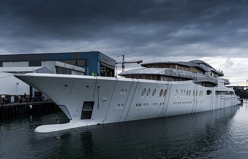 superyacht project 1010 during technical launch