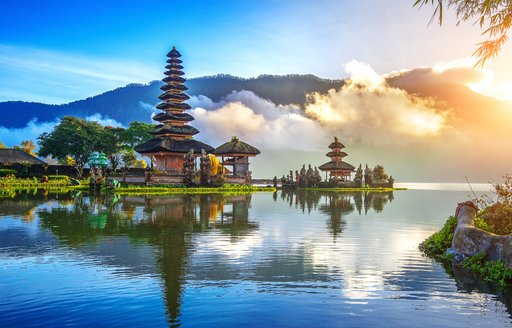 Overview of the Ulun Danu Beratan Temple, Thailand