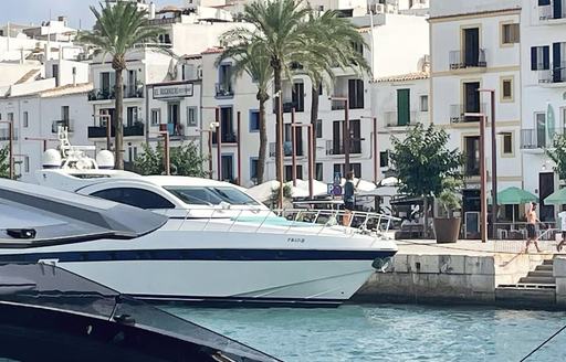 Motor yachts berthed in IGY Ibiza Marina