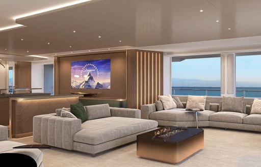 Interior renderings for superyacht ULTRA G 