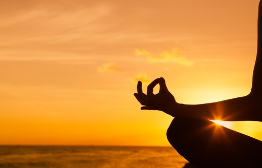 yoga on the beach on thanda island