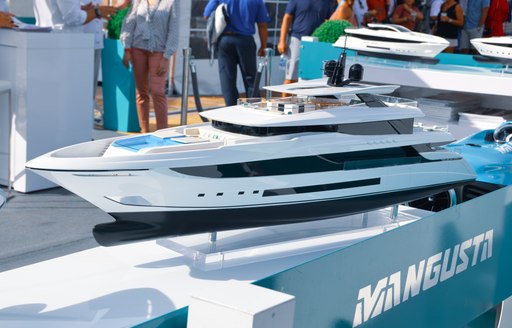 Model yacht at FLIBS 2019