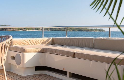Charter yacht GALILEO exterior seating