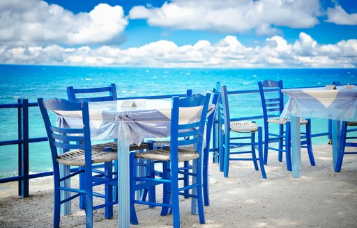 Restaurant on the waterfront in Mykonos