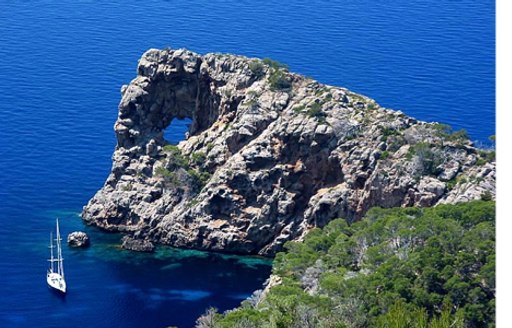 Sa Foradada rocky promontory in Mallorca